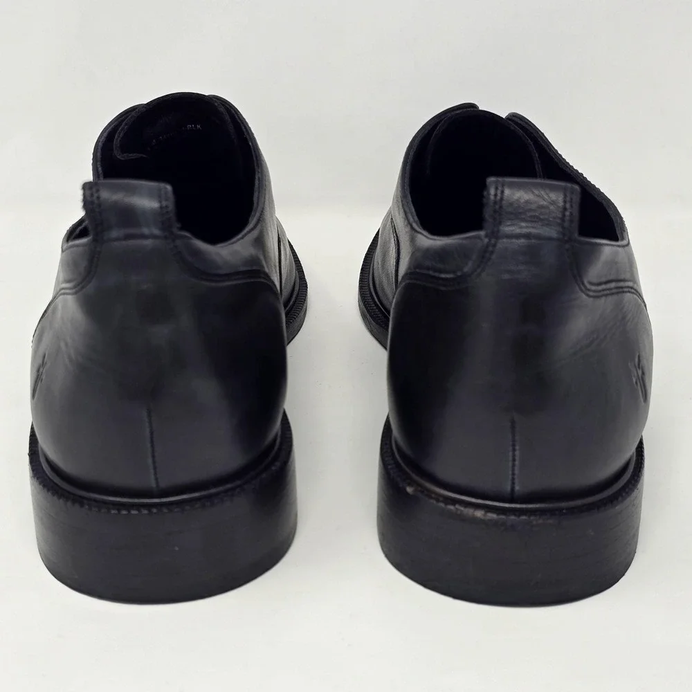 Frye Shoes Mens Size‎ 11 Black Leather Campus Slip On Dress Oxford Business